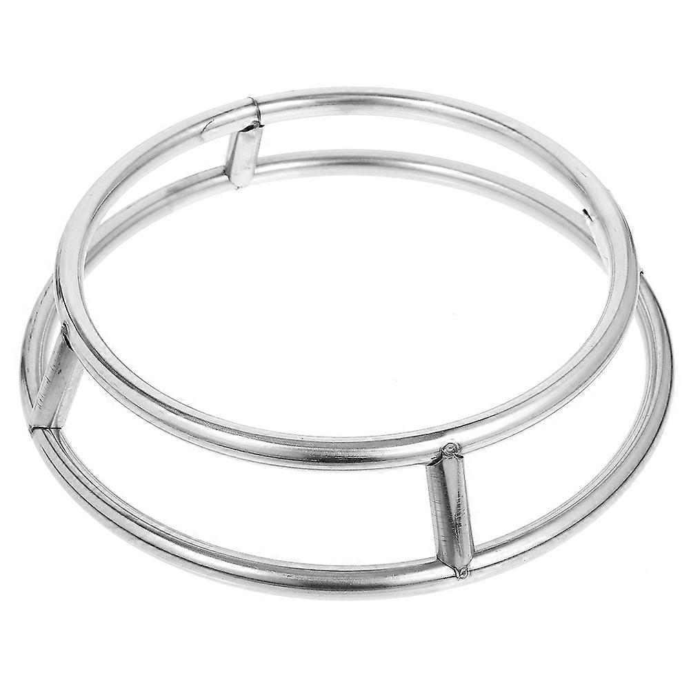 Wok Ring Stand Pot Pan Organizer Heat Insulation Round Tube 11.87X11.87X2.04IN 1Set