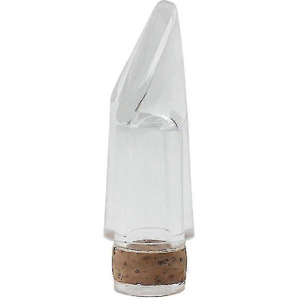 1x Transparent ABS clarinet with clear acrylic bolt torch, cork part and reed/1265.