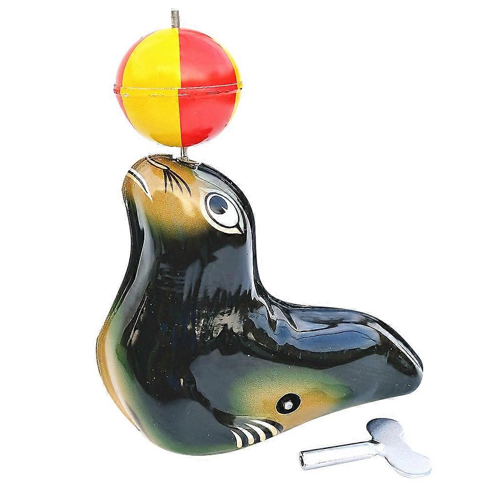 Cartoon Sea Lion Clockwork Toy For Kids Assorted Color Wind-Up 1Pcs Collectible