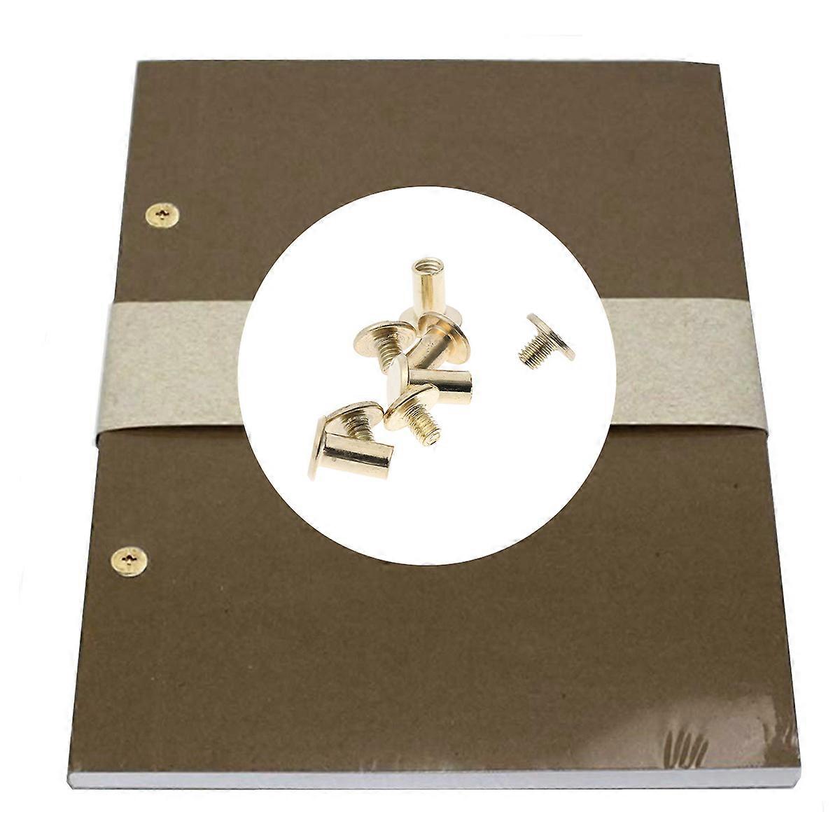 Copperplated Snap Rivet for Home Use Made of Carbon Steel Golden Color 45 Sets M5*6 M5*10 M5*12