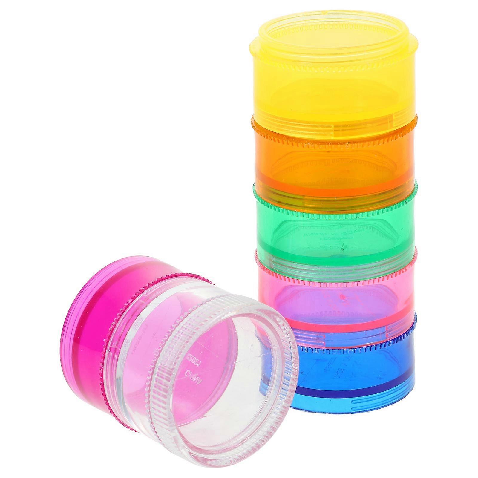 Travel Pill Organizer Storage Container For Daily Use 13.8x4x13.8cm Size Cylindrical Function 1Pcs