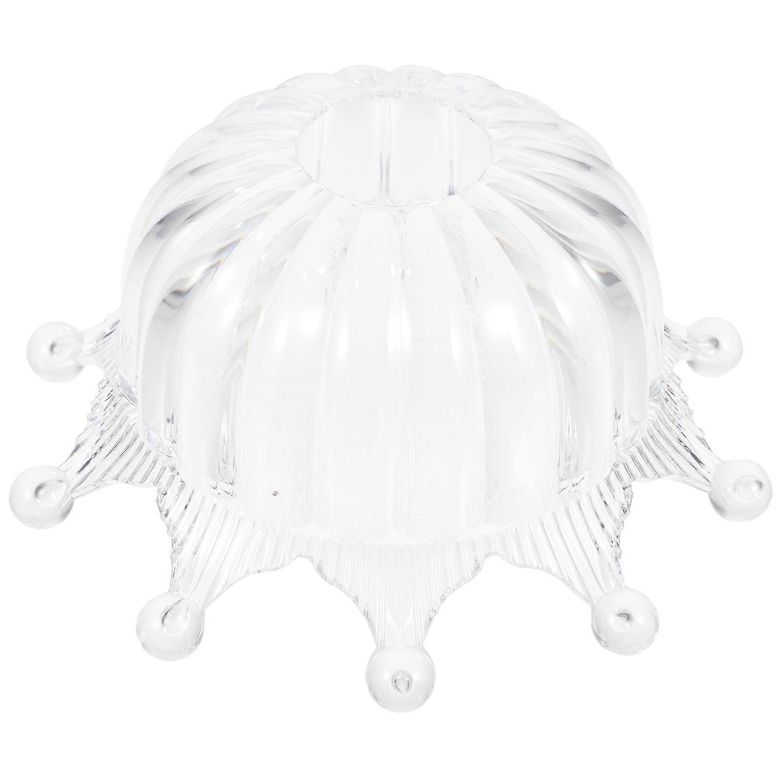 FRCOLOR 1 Set Chandelier Lamp Shade Clear Acrylic Pendant Lamp Shade Hanging Lamp Shade