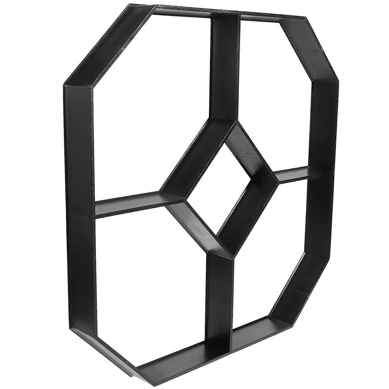 Plastic Garden Paving Mold Reusable Path Maker for Backyard Landscaping 40x40Cm Practical Design 1Pcs