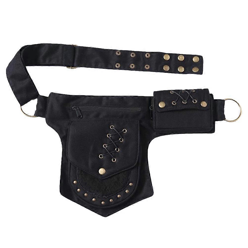 Cellphone Pouch Holder Waist Bag For Enthusiasts Featuring Black Color And Rectangular Shape 1Pack