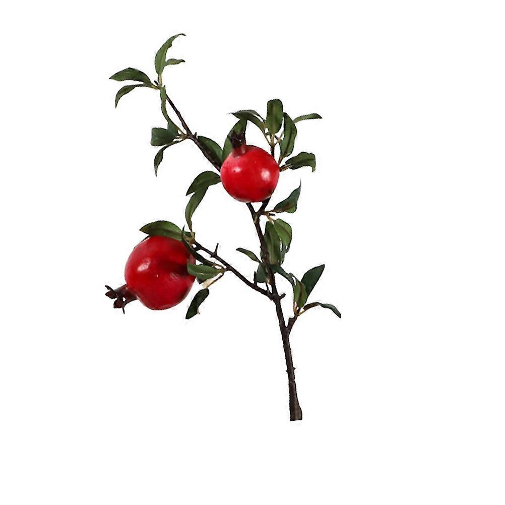 Simulation Pomegranate Stylish Decorative Pomegranate Bouquet for Party Home Wedding Red Tone 2Set Function