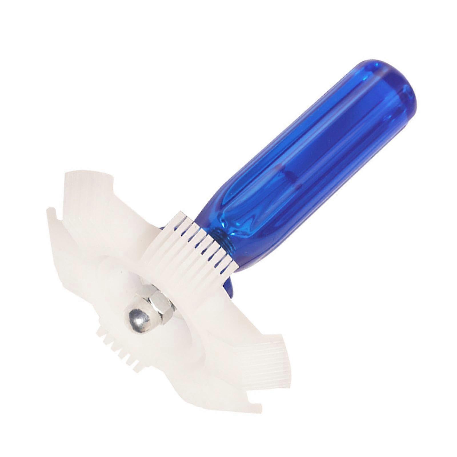 Air Conditioning Condenser Cooler Brush Smoother, Blue, 12-Inch, Durable Cleaning Tool for HVAC Maintenance