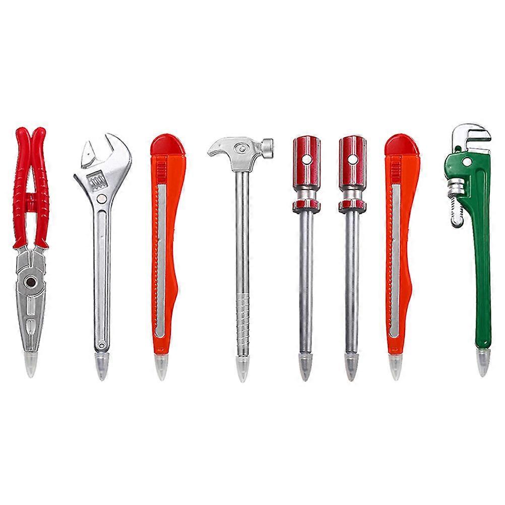 8pcs Creative Ballpoint Pens with Fun Designs – Portable Ink Pens for Students, Office, Crafting, and Gift Giving