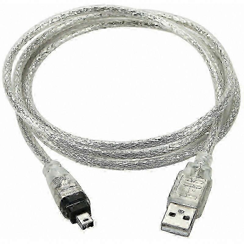 USB-Firewire IEEE 1394 DCR-TRV75E DVビデオカメラ用4ピンオスアダプタケーブル