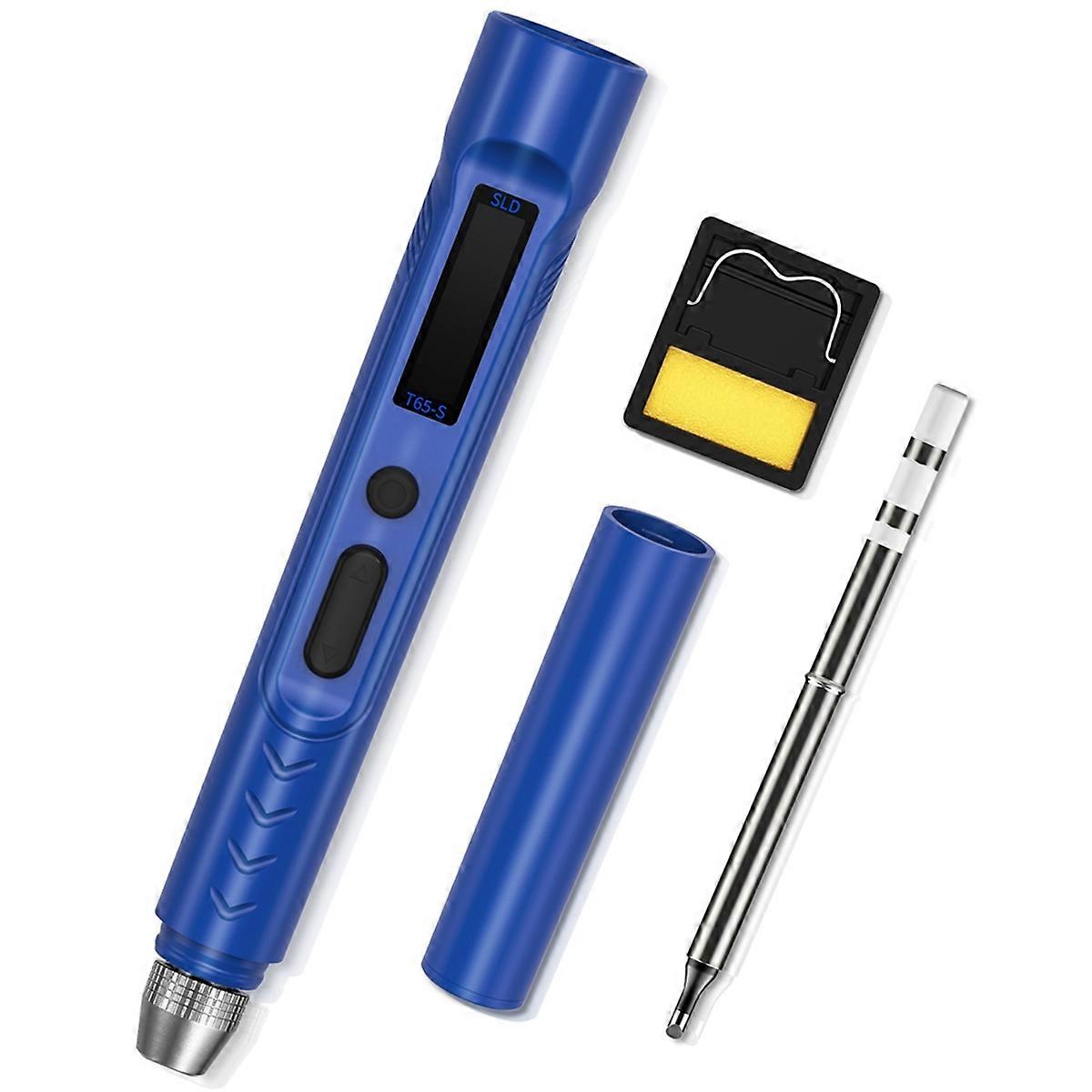 Soldering Iron Kit for Electronics, 150-450 Fast Heating,DC/PD Soldering Pen with B2 Solder Tip (Adapter Not Included)