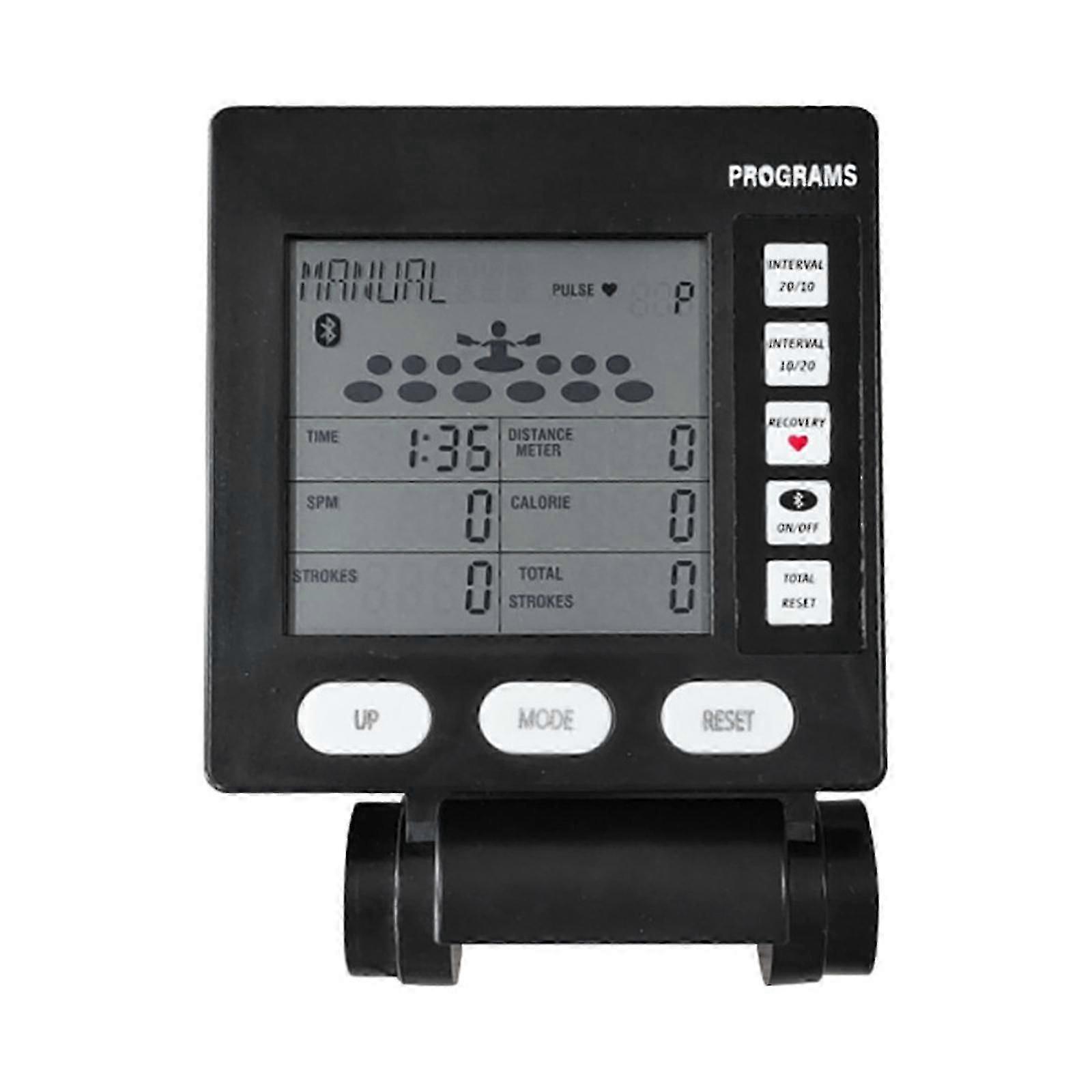 Wind Resistance Rowing Machine Counter Electronic Watch Rowing Device Display Instrument With Bluetooth