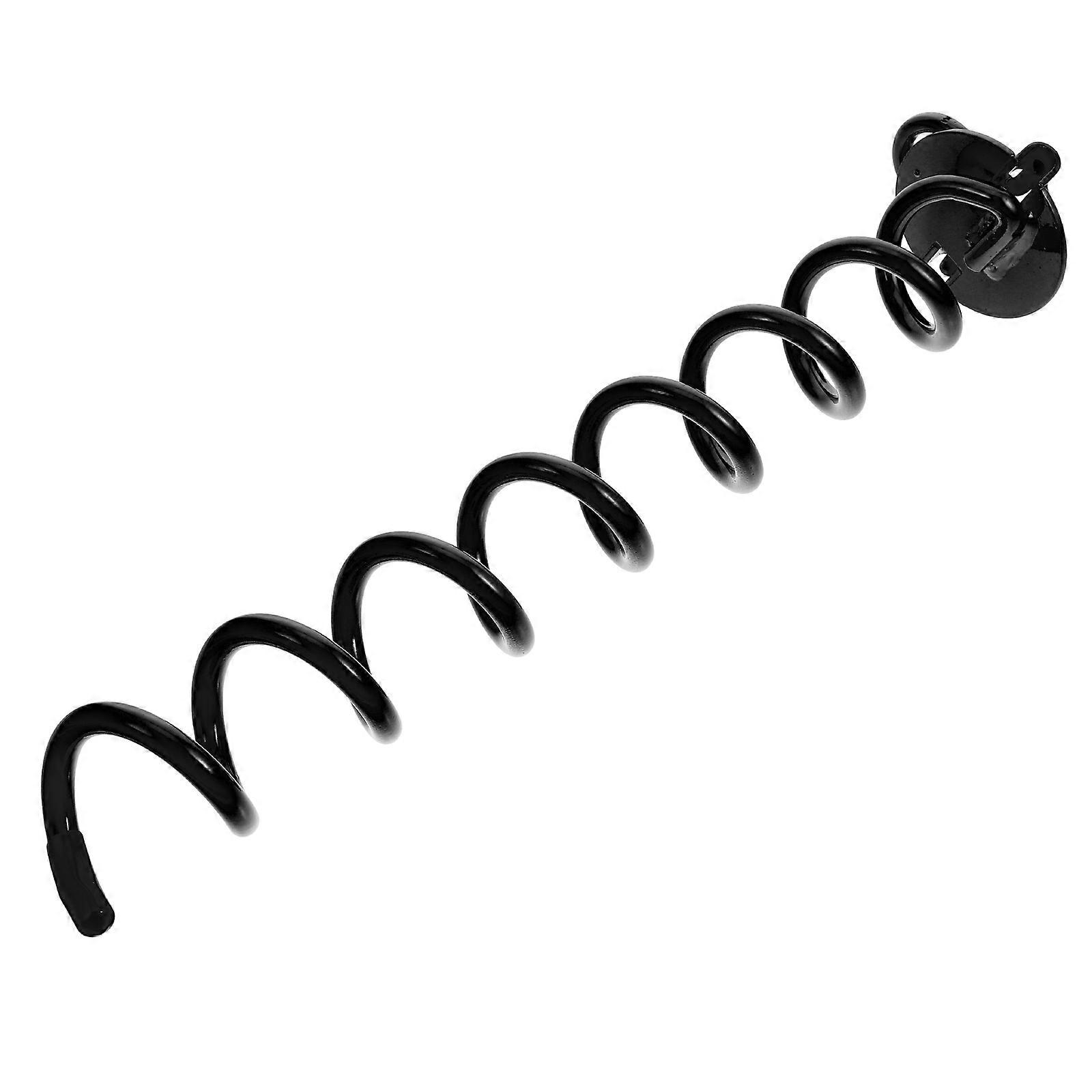 Ground Stakes Heavy Duty 1Pcs Black Iron Spiral Anchor For Fixation Of Tent And Dog In Outdoor Gardening