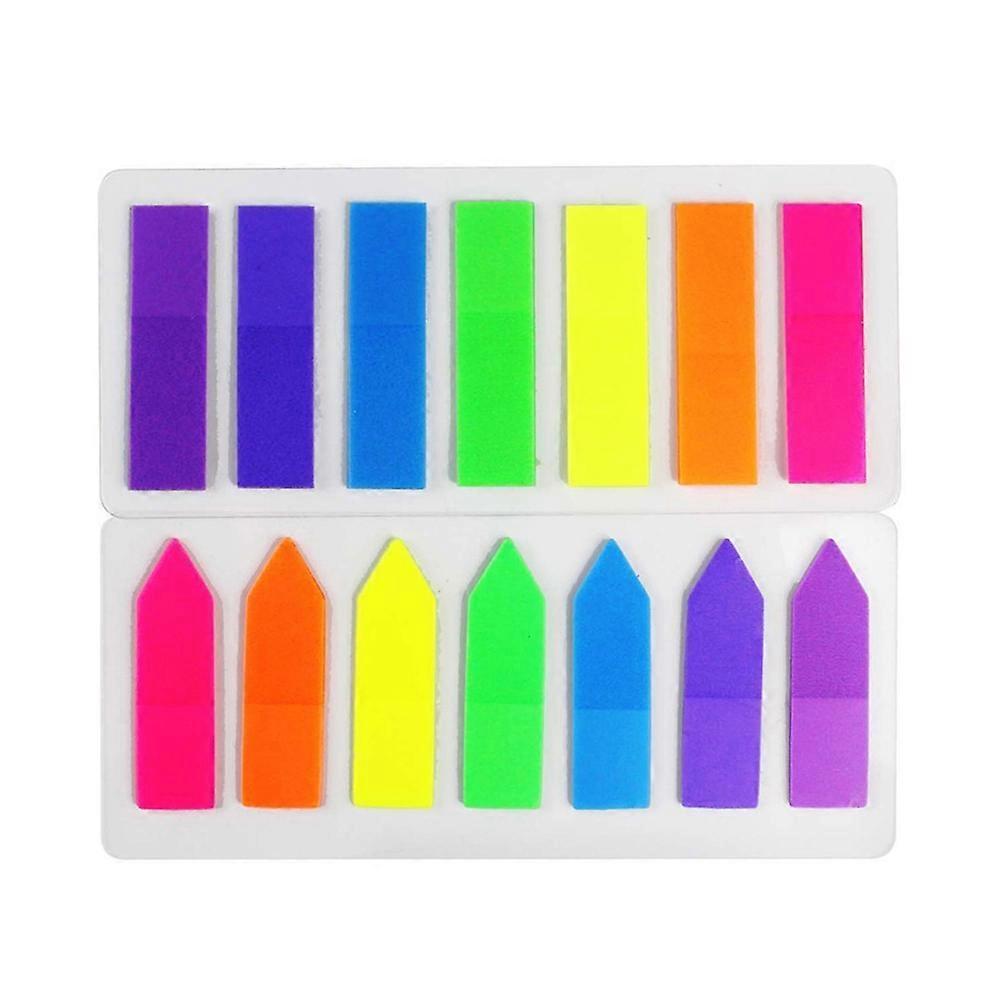 Colored Index Tabs 10Pack For Note-Taking Supplies Assorted Color Arrow Marking