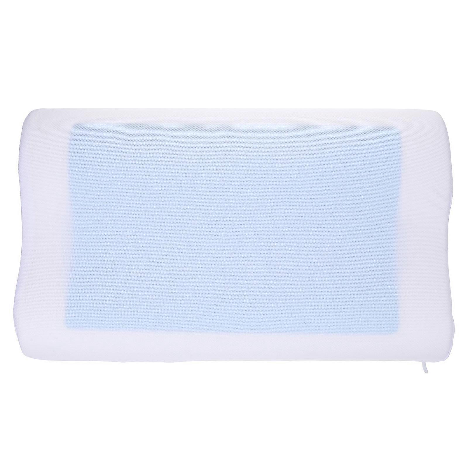 Gel Memory Pillow for Bed Sleeping Design Contoured Support 1 Pack