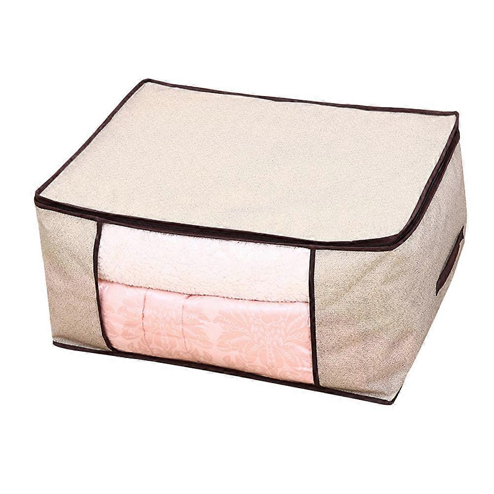 Khaki Non Woven Fabrics Storage Bag for Daily Use and Environmental Protection 30 x 40 cm