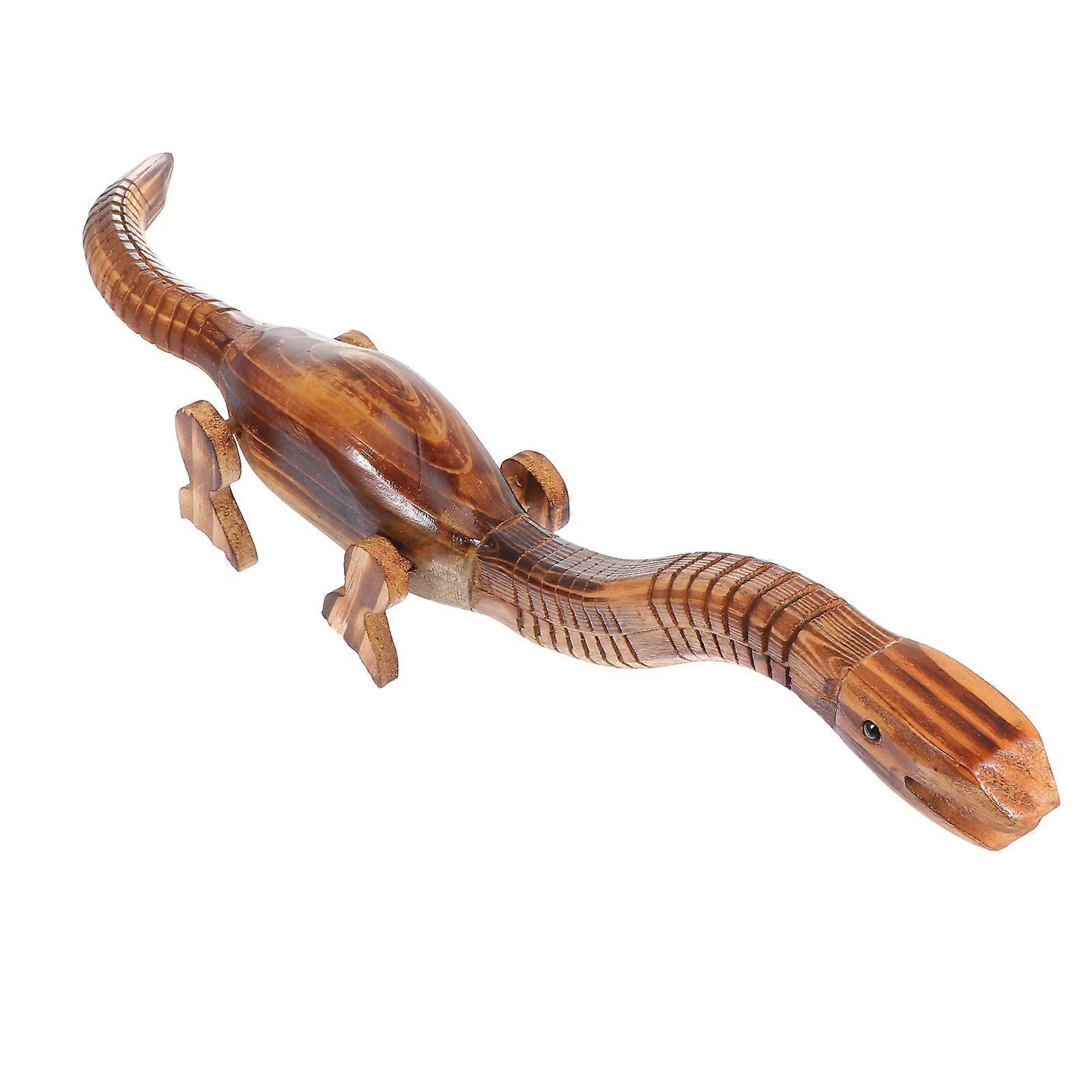 Wood Dinosaur Decorative Dinosaur for Decor Featuring 1Pcs