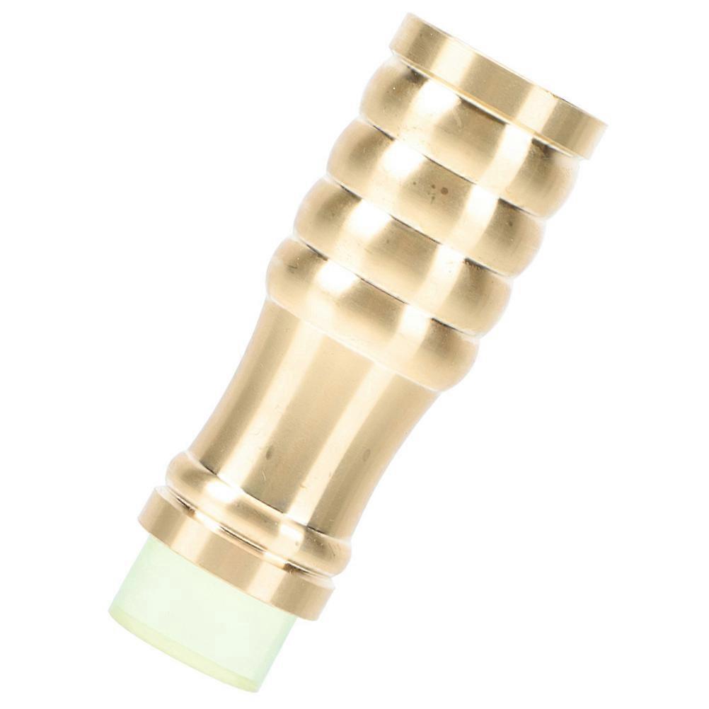Crutch Tip Cane Foot Stick Cover For Walking Support With Round Shape In Golden Color Designed For Practical Use 1Pcs