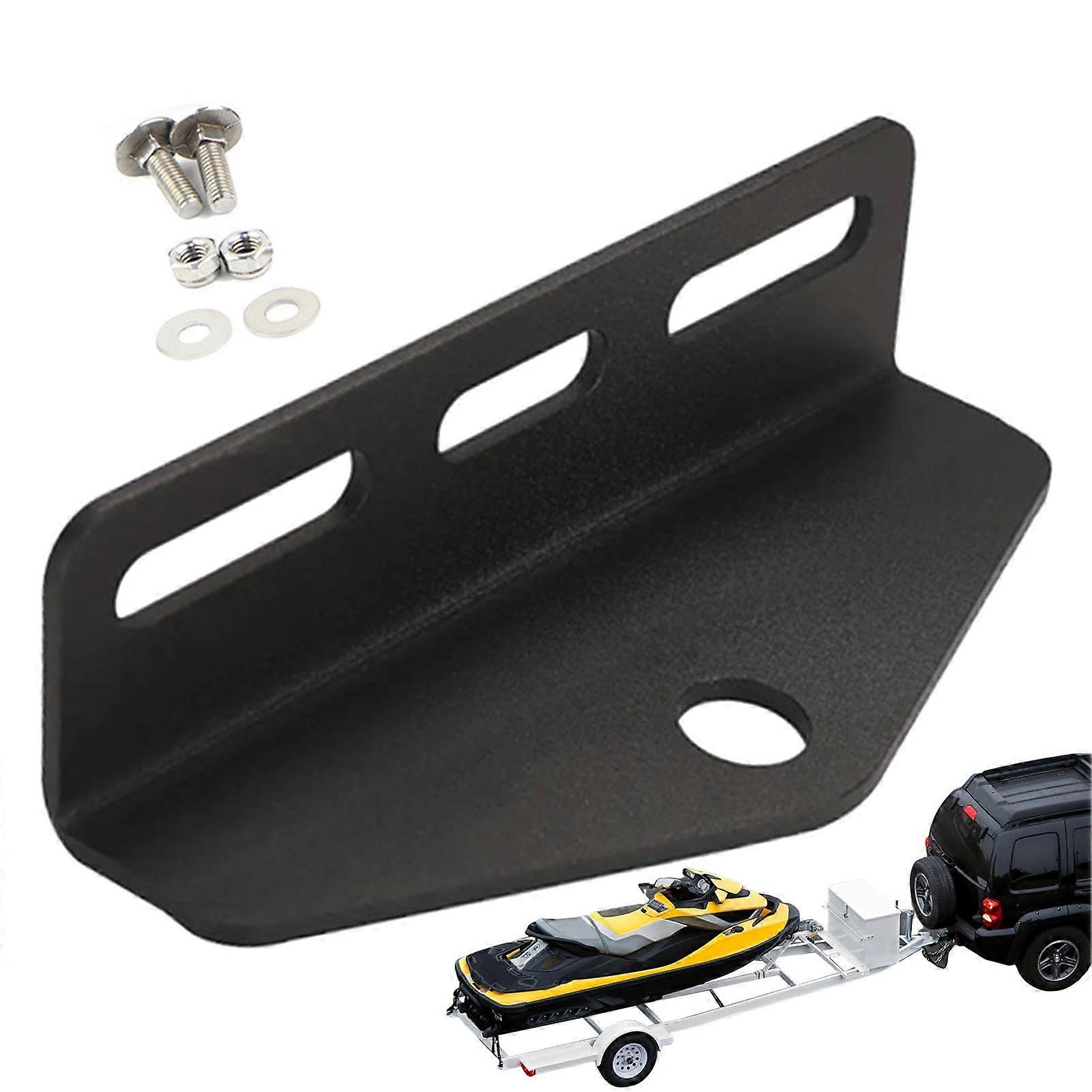 Tow Bar Mounting Plate for Robust Hitch Installation - Compatible with Swivel Mower Trailer Hitches and Adapters