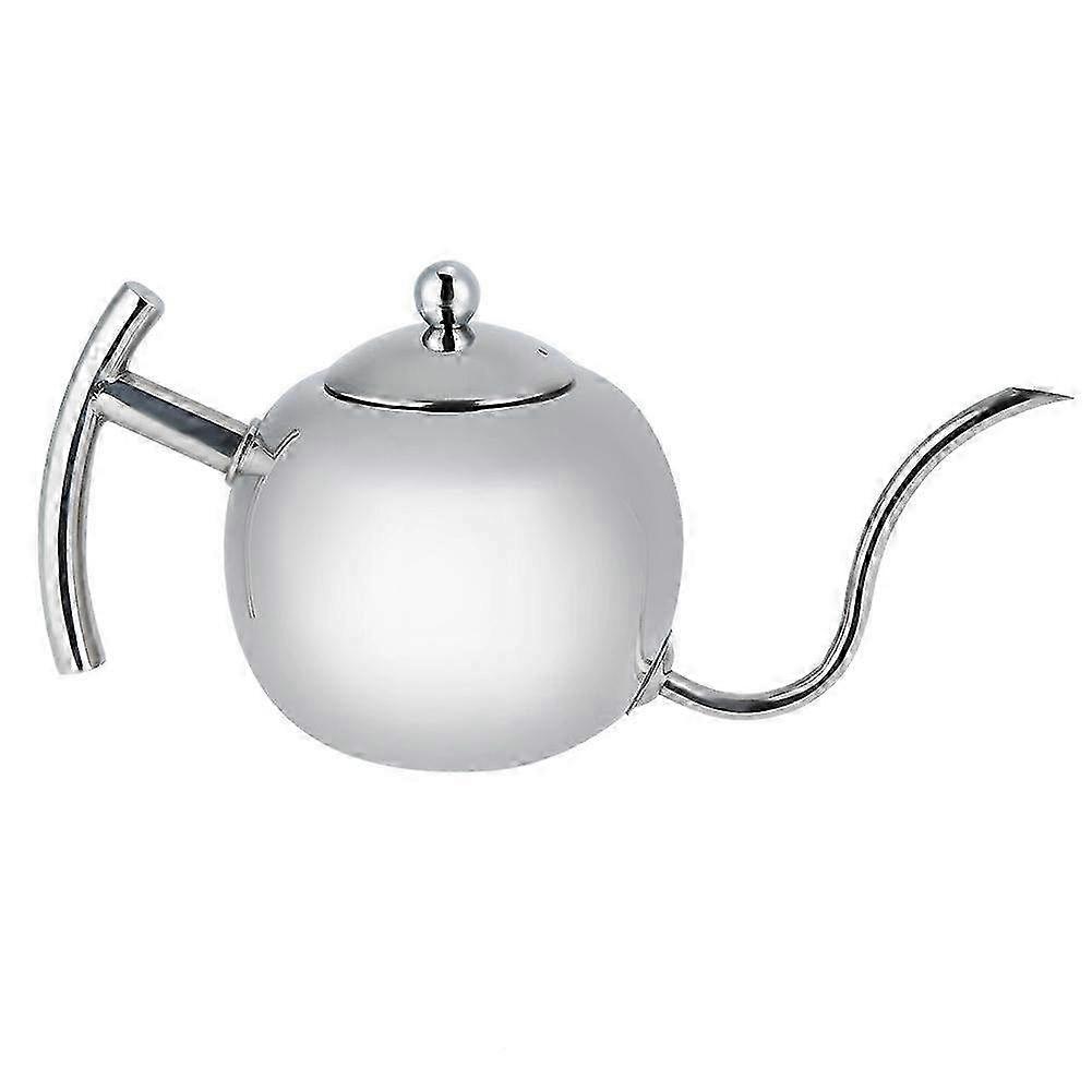 Stainless Steel Gooseneck Coffee & Tea Kettle Pot - 1L Drip Pouring Kettle for Precision Brewing & Perfect Flavor Extraction
