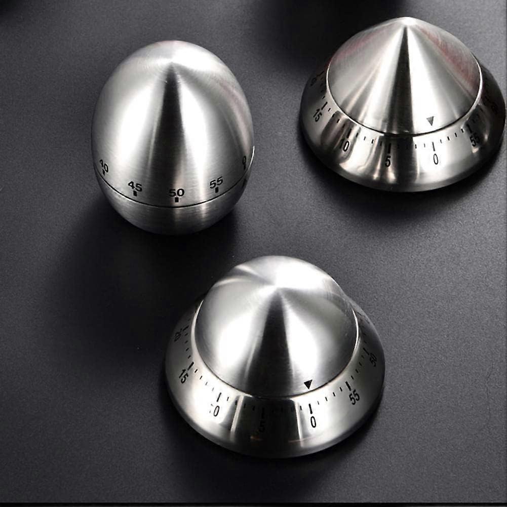 Stainless steel kitchen timer with mechanical countdown function  kitchen utensils  flying saucer style