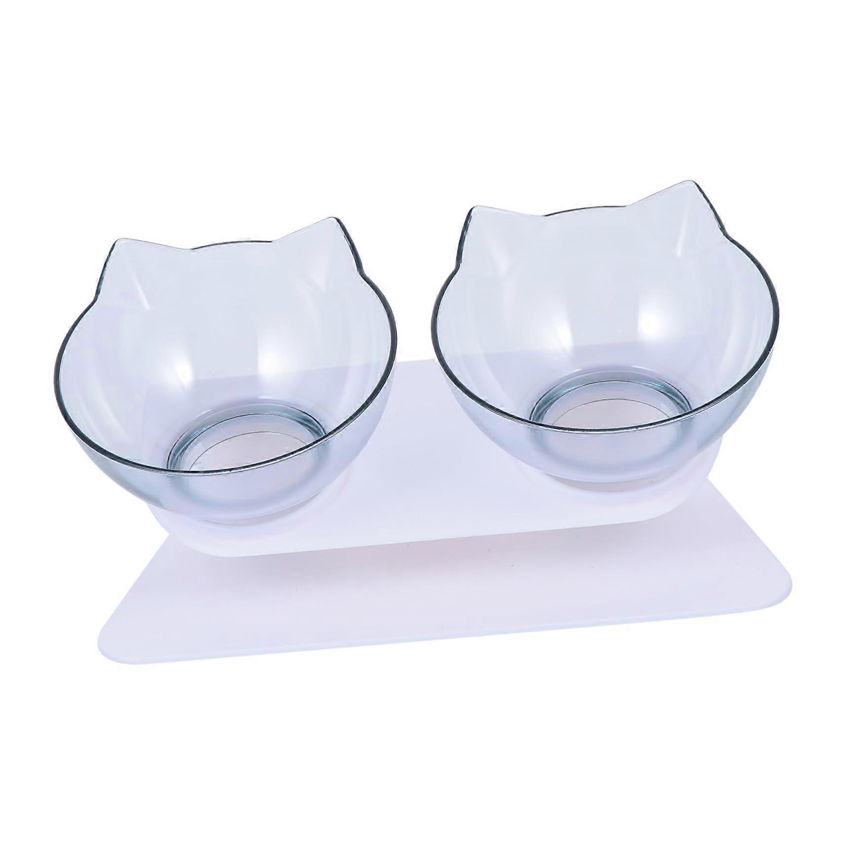 Elevated Cat Bowl with Stable Stand, Ergonomic Design, Durable and Easy to Clean