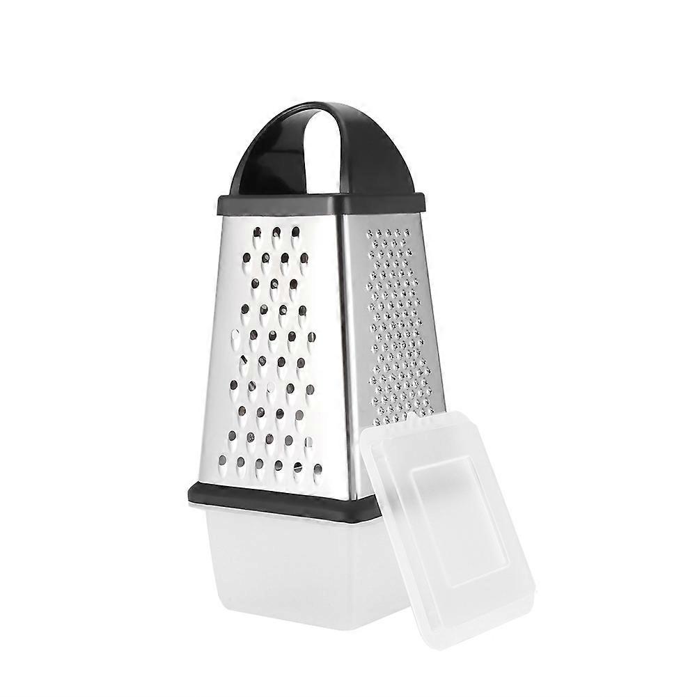 4-Sided Stainless Steel Cheese Grater, Vegetable Cutter