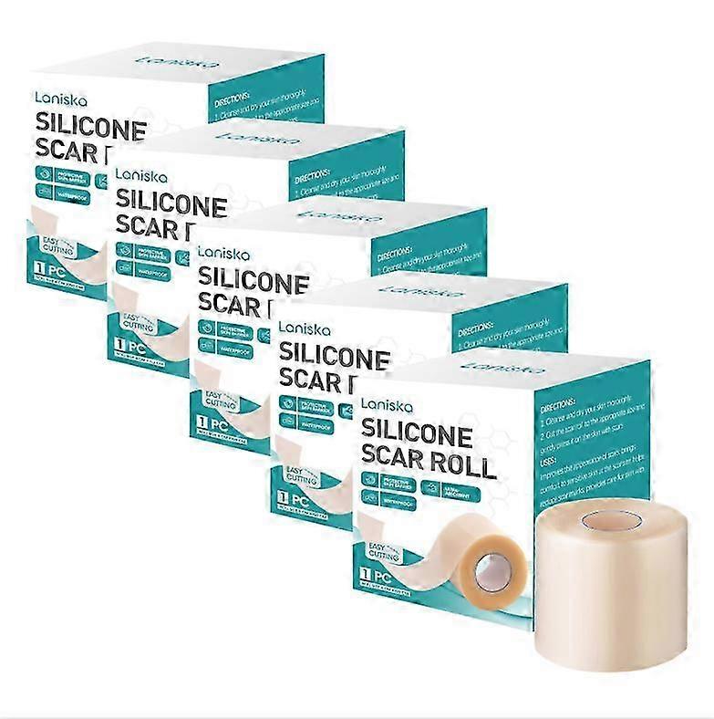 Hydrocolloid Roll for Wound Care, Hydrocolloid Patch Bandages with Self-Adhesive, Ultra Absorbent for Burn, Blister, Acne Care, Sterile and Waterproof