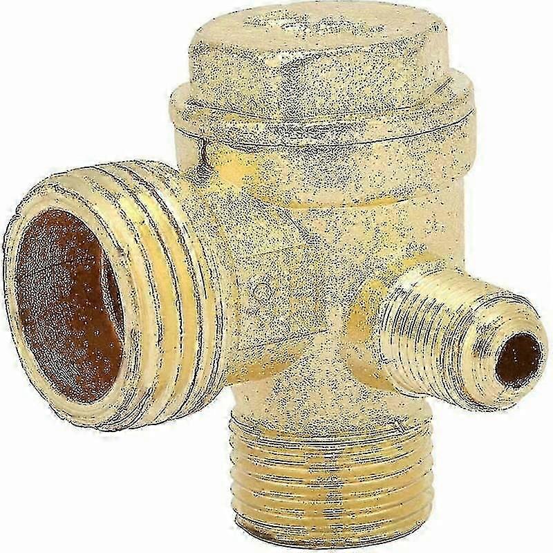 Durable 3-Port Air Compressor Check Valve - Three-Way One-Way Function