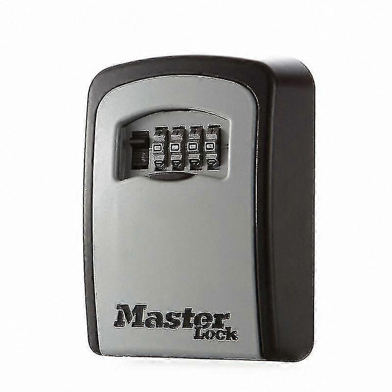 Key Storage Box for Home, Weatherproof Wall Mount Lock Box with Combination, Ideal for Garage and School Keys - Gray