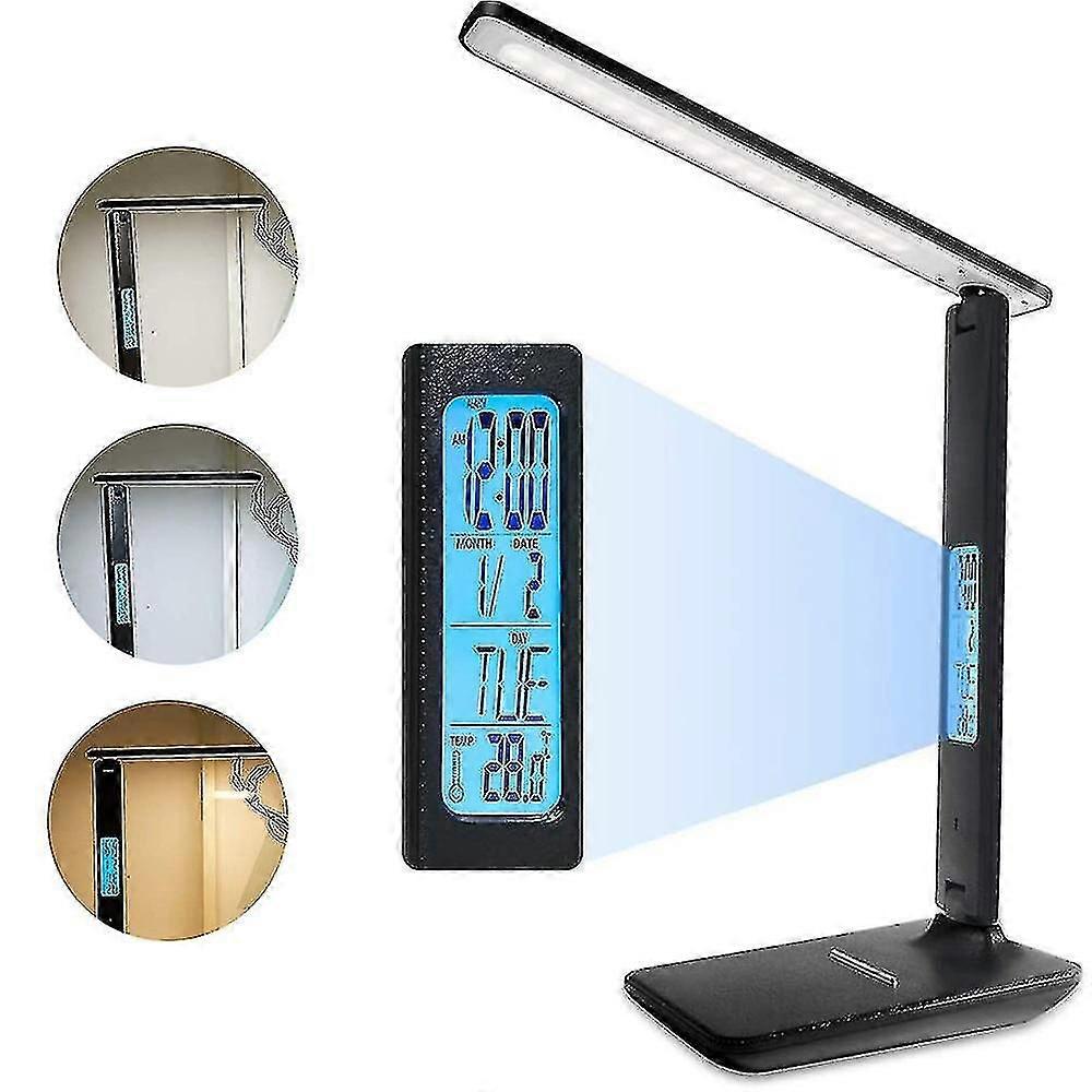 LED Foldable Desk Lamp, Dimmable with Touch Control