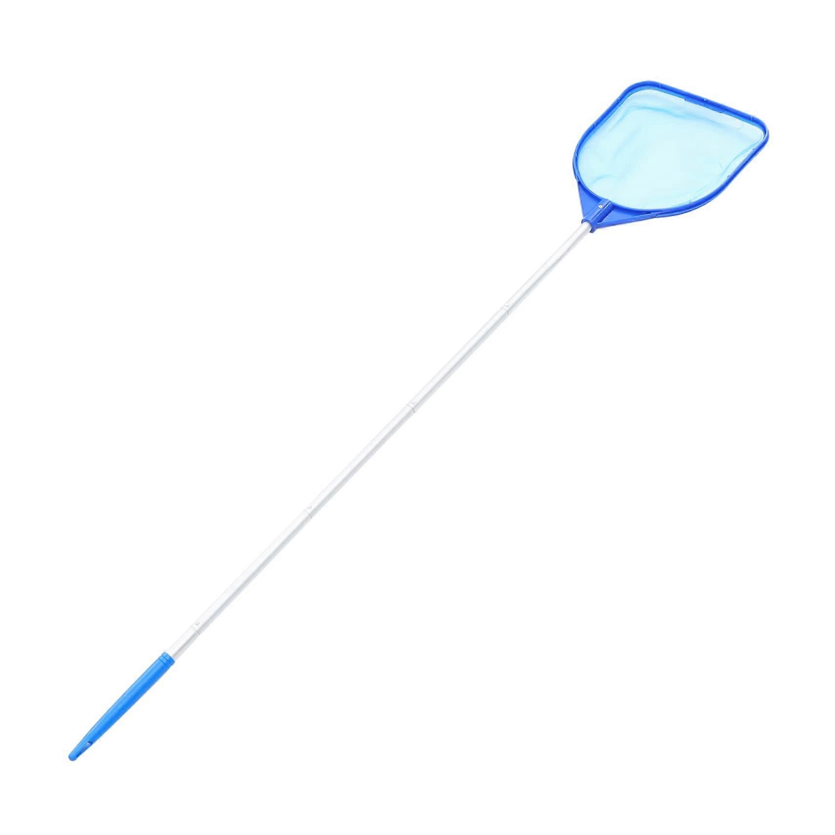 Fivepiece pool cleaning net with detachable telescopic pole, sturdy leaf net, quality for ponds and pools