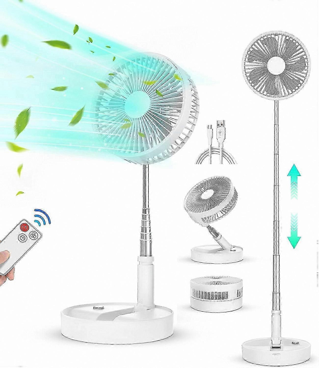 Portable Rechargeable Fan with Remote, 8
