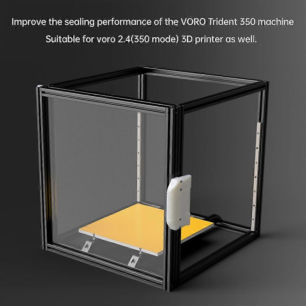 Clicky Clack Fridges Door 3D Printers Part Accessory Compatible with 350mm VORO Trident/VORO 2.4 Machine Protective Door Frame Metal Kit