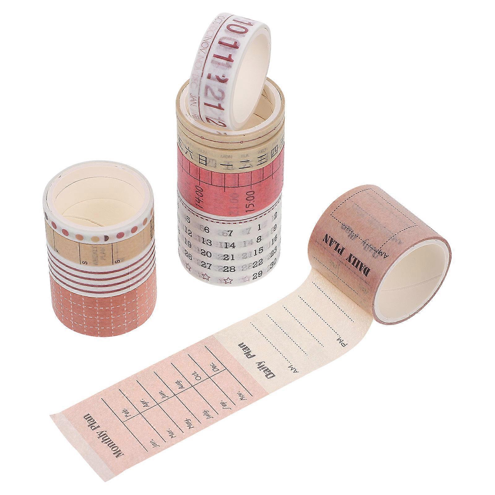 10 Rolls Creative Washi Tape Set   Decorative Adhesive Rolls for Scrapbooking, DIY Crafts, Planners & Multi Purpose Use   Fun & Versatile for All Ages