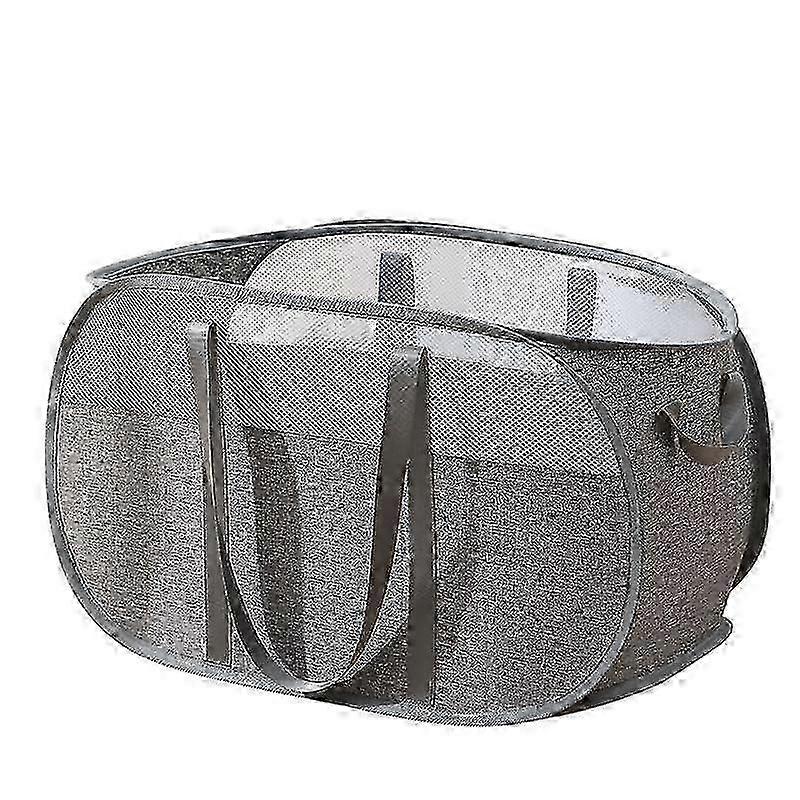 Foldable Laundry Basket with Handle for Home Use, Camping, Travel & Storage