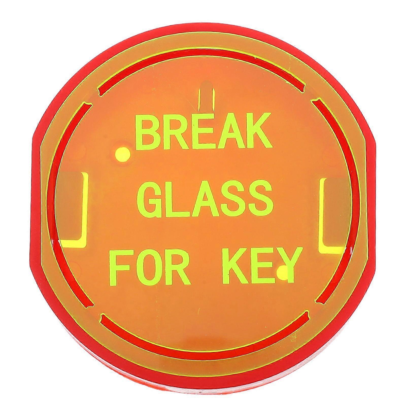 Emergency Wall Mounted Box for Doors and Windows Fire Safety Break Glass Multi-Functional Safe Lock Box for Hotel Office Home Store Keys and Important