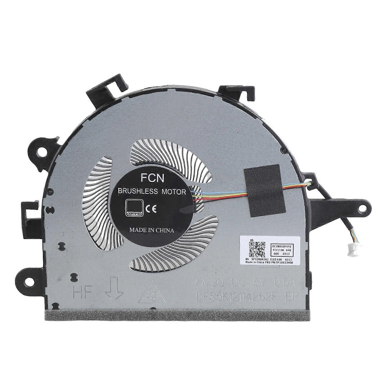 Replacement Laptop CPU Cooling Fan Laptop Notebook Radiator Cooling Fan Graphics Card Heatsink Replacement for 17IML05 Multicolor