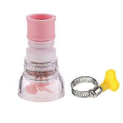 8*3Cm Pink Faucet Extender With Water Filter Retractable Faucet Fil...