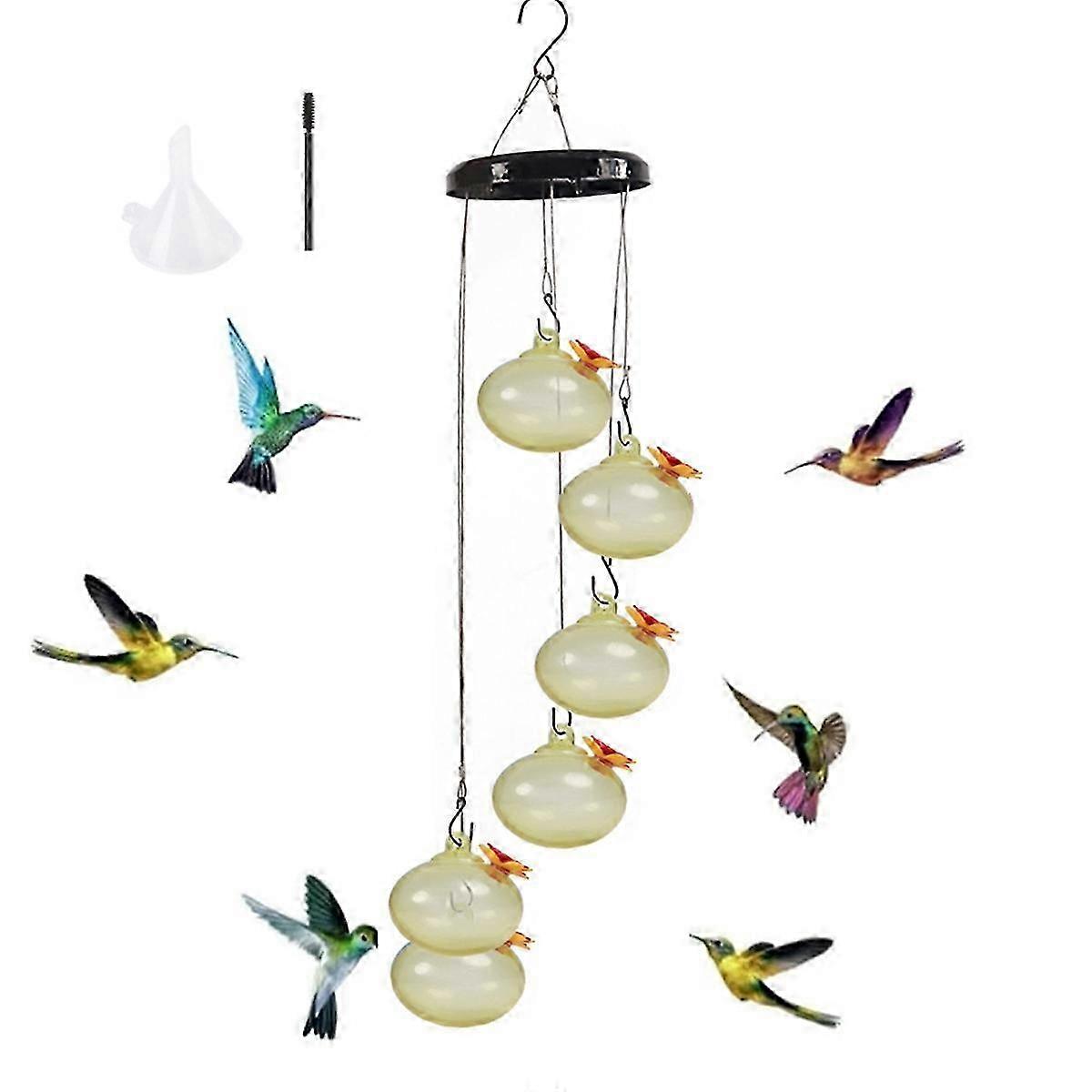 Charming Wind Chimes Hummingbird Feeders Hummingbird Feeder,D