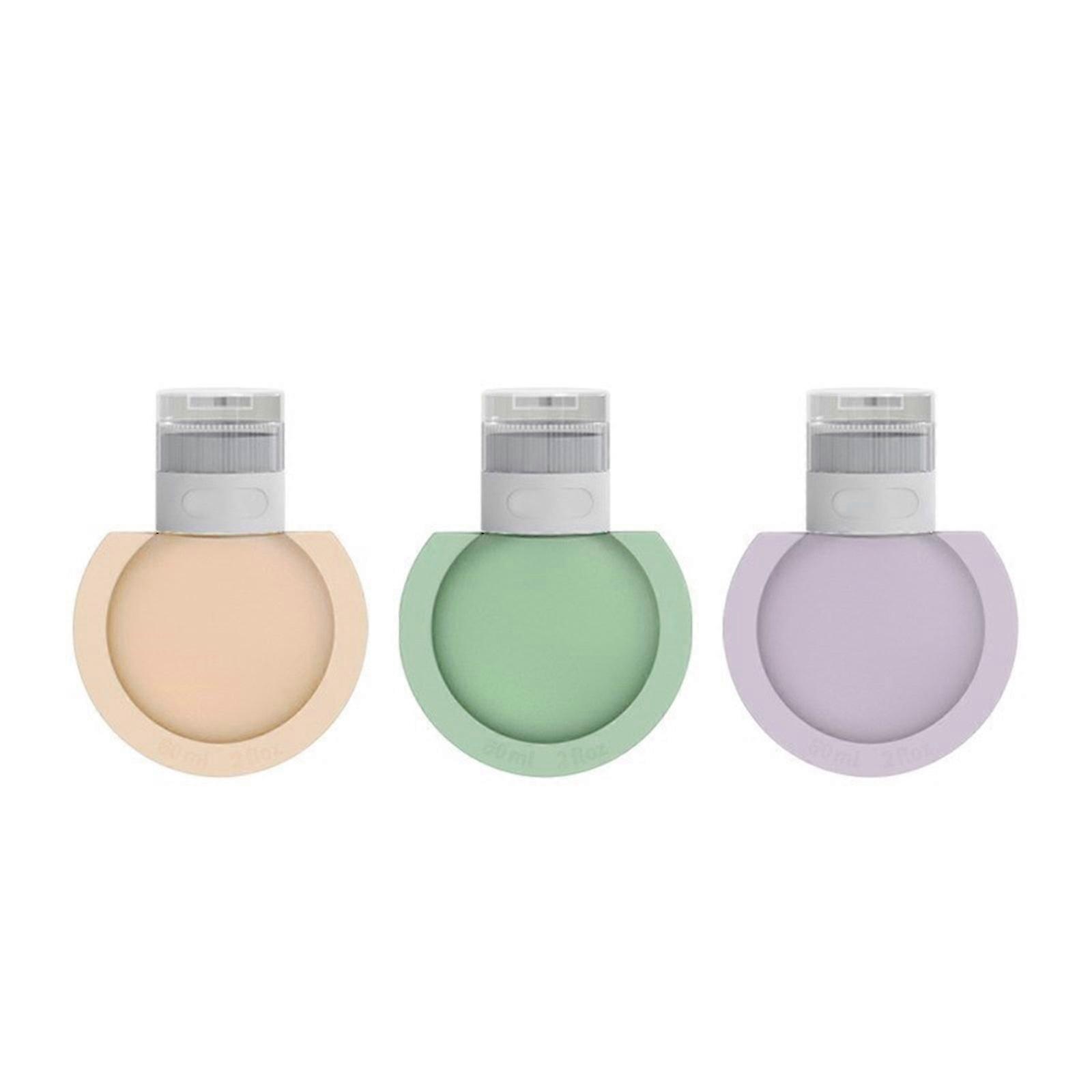 3 Pcs Travel Containers Travel Bottles Set Cosmetic Bottles Silicone Empty Shampoo Container for Cream Conditioner  S