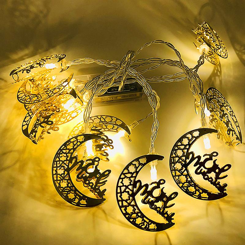 Ramadan Led String Lights Eid Mubarak Decor For Home Islam Muslim Event Supplies