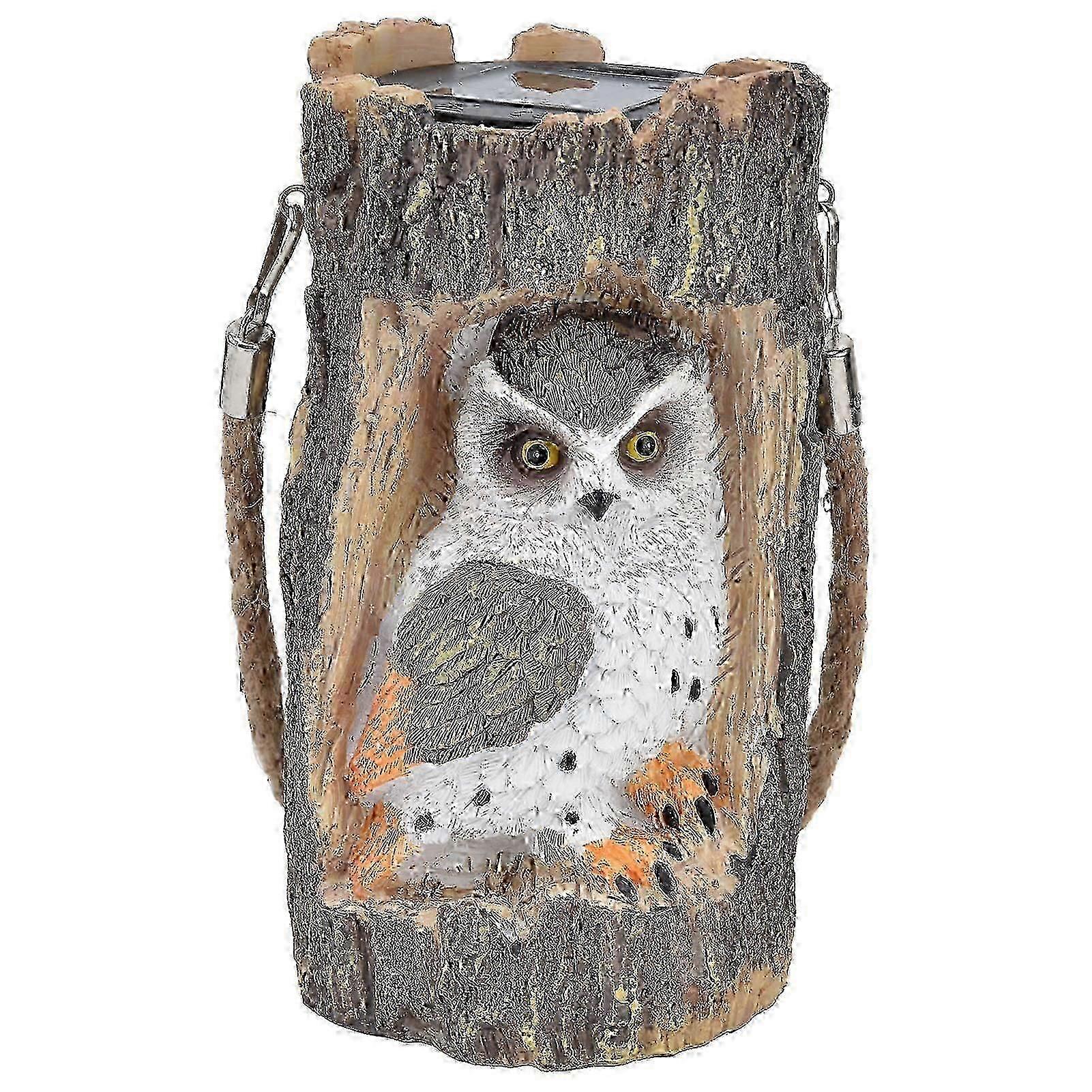 Owl Solar Light IP67 Waterproof Eco-Friendly Energy Saving Resin Hanging Lights