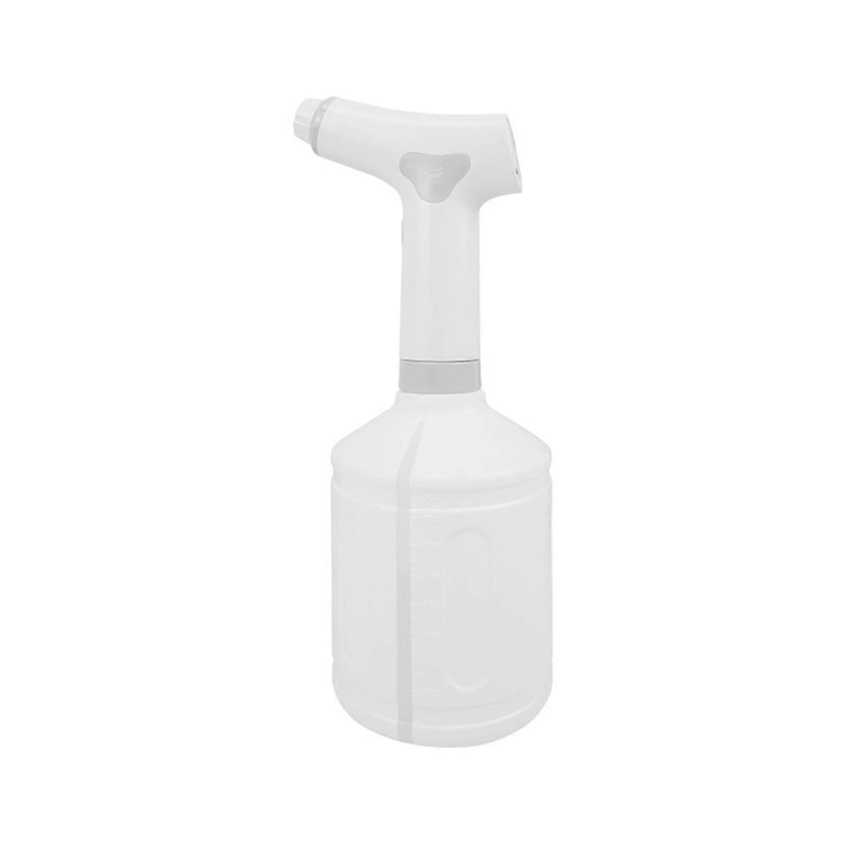 Electric Bottle Rechargeable Mist Bottle 1L Clear Scaled Water Tank Atomization Silent Irrigation Tool