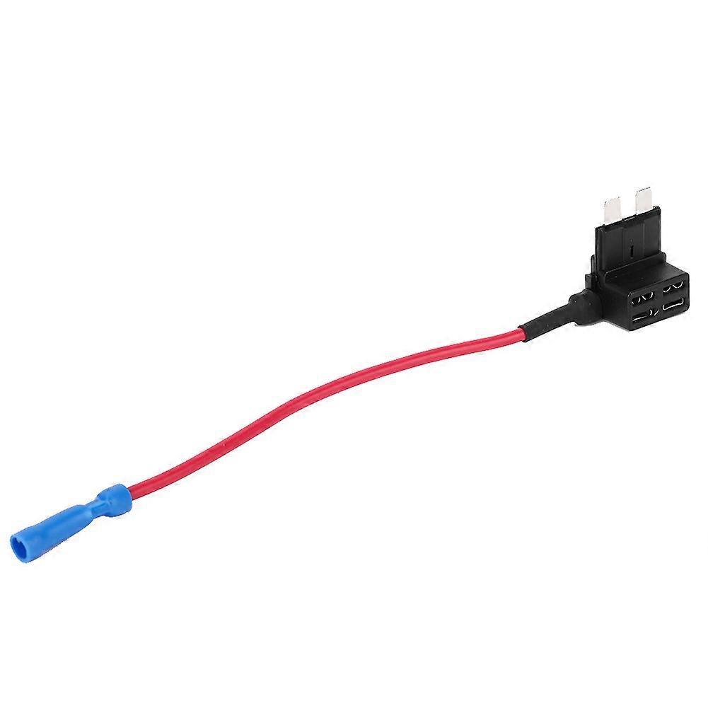 5Pcs Medium Blade Fuse Box Holder 20A Blue Head Plastic Block