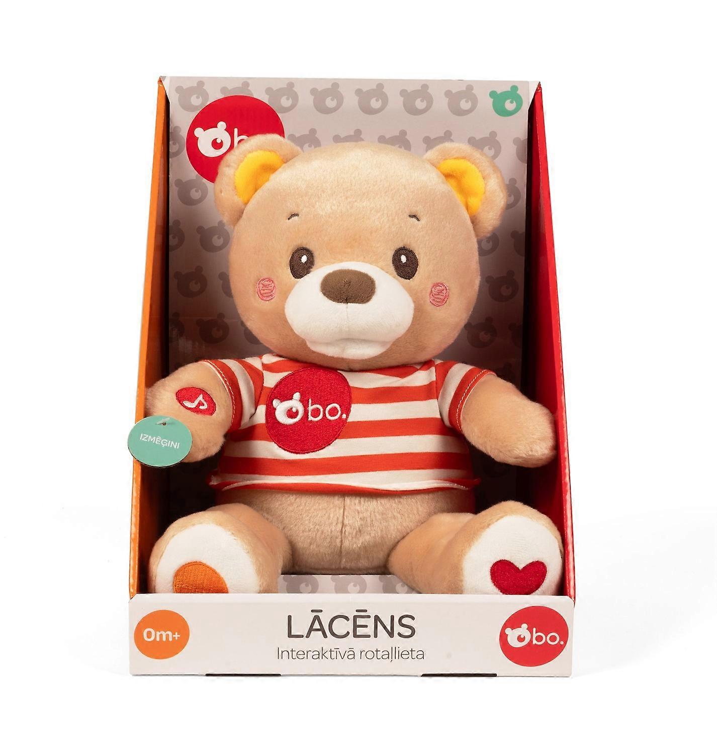 Bo. Interactive Toy Bear (på lettiska språk.)