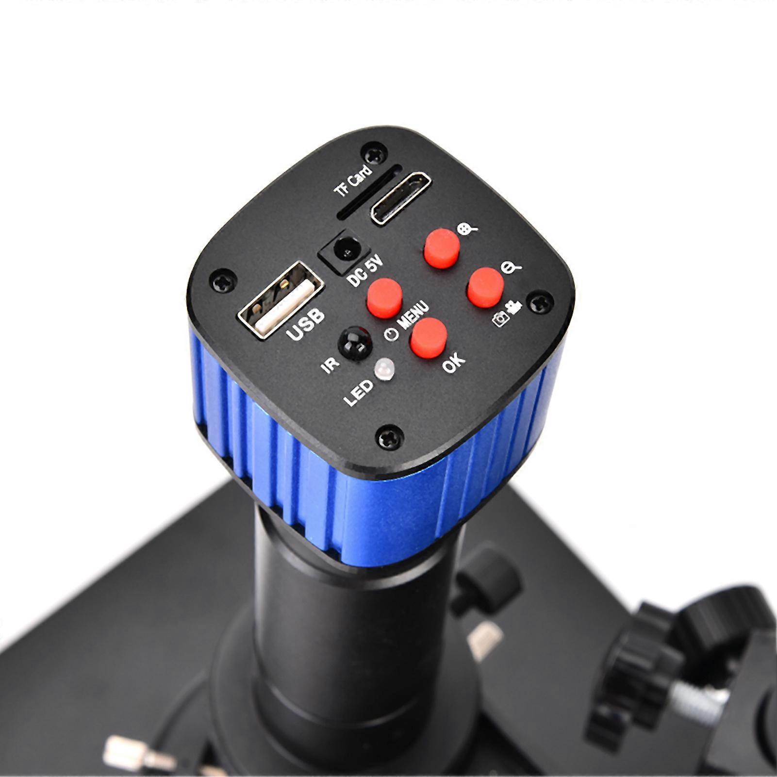 16MP HDMI/USB Industrial Microscope Camera with 0.7-4.5X Zoom Lens Set