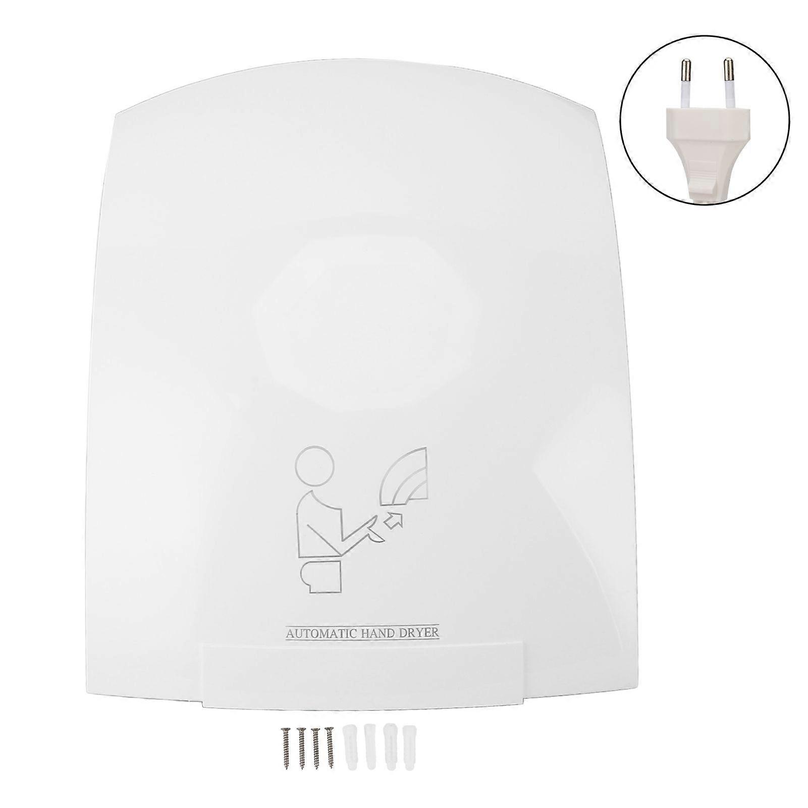 1200W Hand Dryers Automatic Sensing 10S Fast Drying Strong Airflow Warm Air Hand Dryer for Bathroom Mall Hotel EU Plug 220V