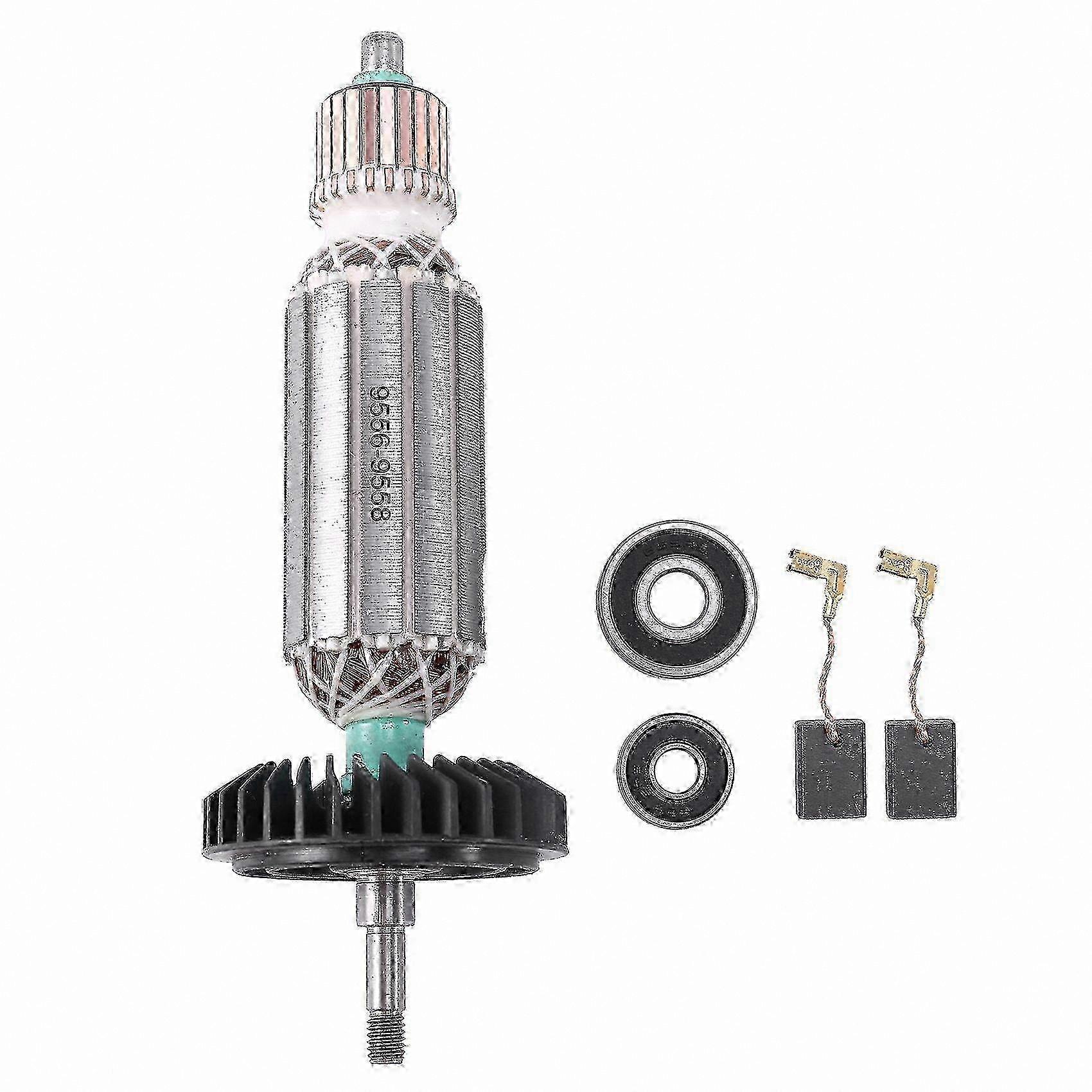 AC220V-240V Armature for Angle Grinder Models 9556 9557 9558-Compatible Replacement Part for Home and Workshop Use hwy
