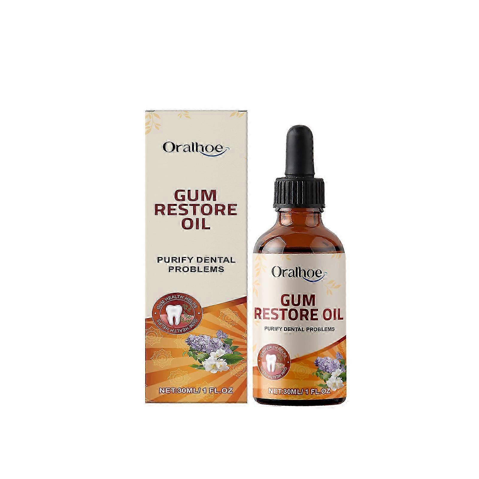 Solution réparatrice de gencive à base de plantes, nettoie en douceur les taches de tartre et soulage l’inconfort Soins des dents