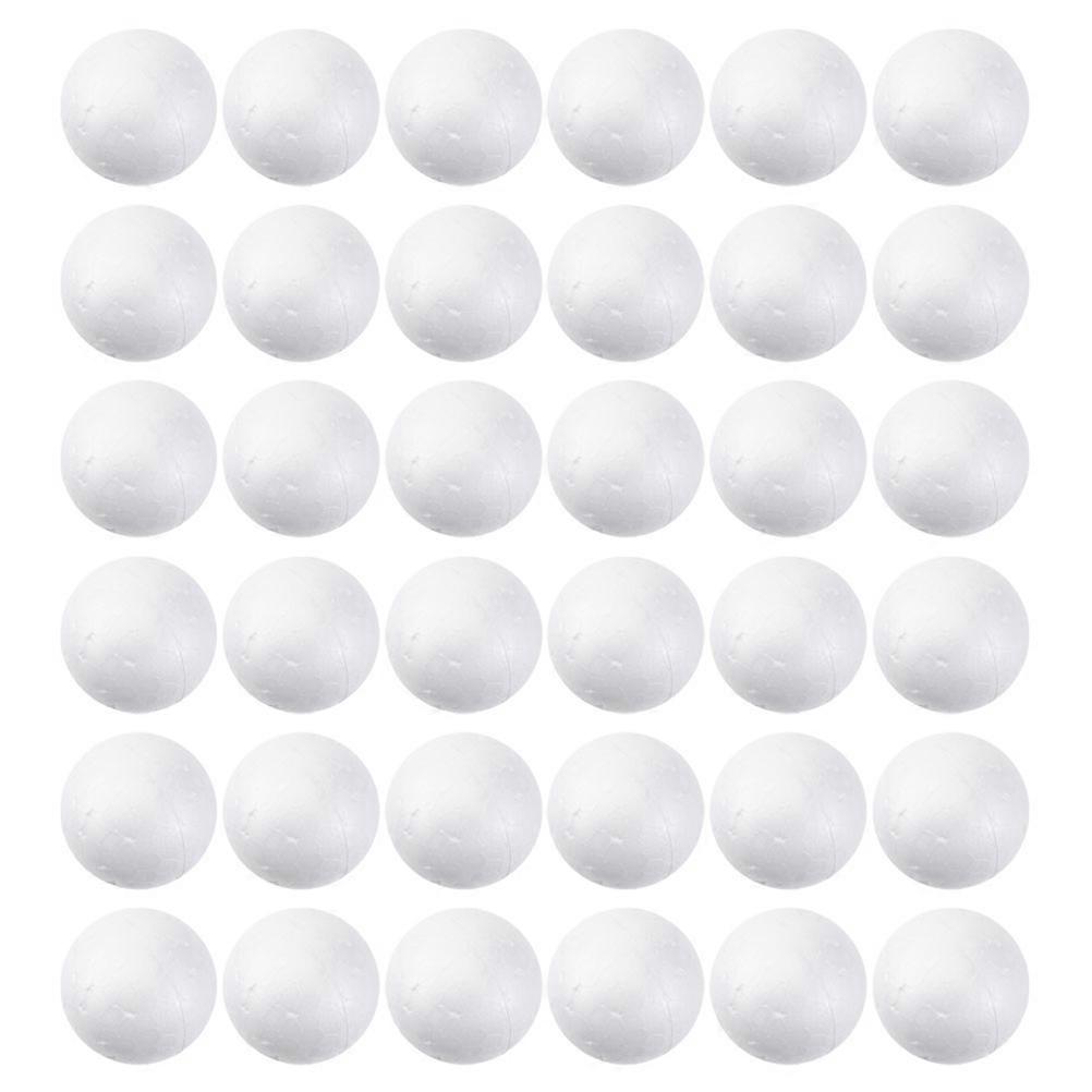 White Foam Balls Polystyrene Balls for Decor 120Pcs DIY Crafts Projects