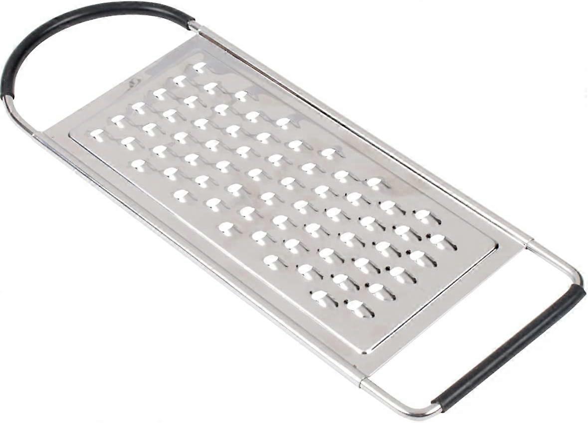 1pc Stainless Steel Extra Course Handheld Non Slip Flat Grater Ideal